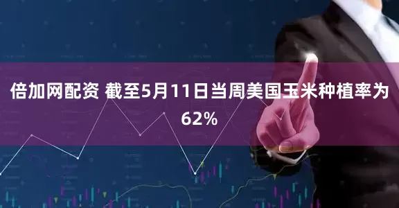 倍加网配资 截至5月11日当周美国玉米种植率为62%