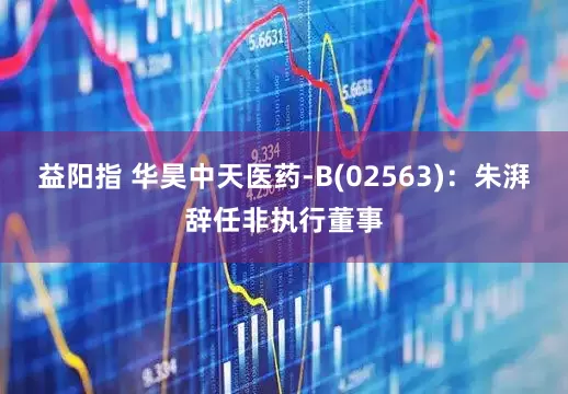 益阳指 华昊中天医药-B(02563)：朱湃辞任非执行董事